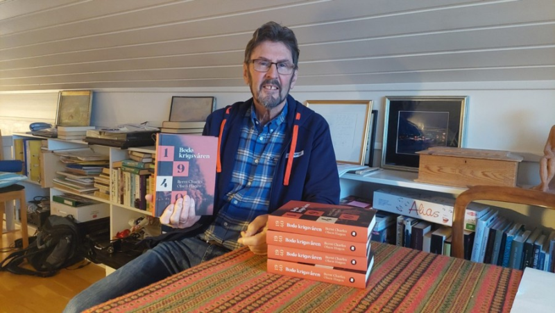 Pensjonist med penn: Bernt Charles Olsen-Hagen aktuell med bok om Bodø våren 1940